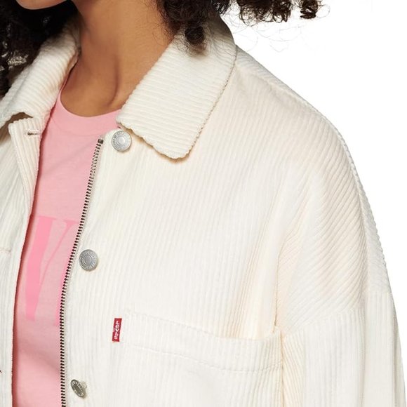 NWOT Levi's Women's Zip-Front Oversized Corduroy Shacket - S - 100% cotton - Picture 4 of 12